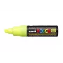 Marker pigmentowy POSCA PC-8K J Fluo Neon Yellow ze ściętą końcówką, szerokość linii 8,0 mm, 1 sztuka