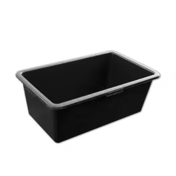 Bradas KTKP60 wanna do zaprawy z PVC 60L czarna z profilowanymi krawędziami