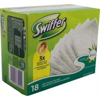 Swiffer Ściereczki do zamiatania na sucho uzupełniające 18 sztuk z zapachem Febreze