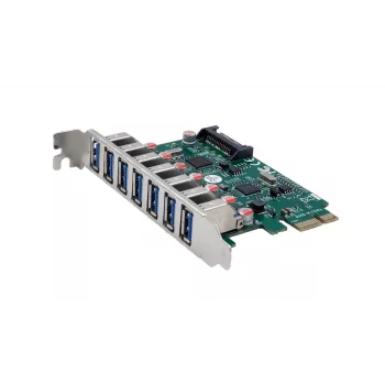Karta PCIe EXSYS USB 3.2 Gen 1 z 7 portami (chipset VIA) EX-11088-2