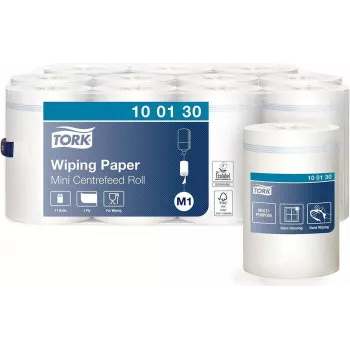 Tork Advanced M1 Centrefeed Wiper Roll, 1-warstwowa biała, 275 m, 11 rolek