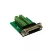 EXSYS EX-49015 Adapter D-SUB 15-pin męski na 16-pinowy złącz śrubowy, zielony/srebrny