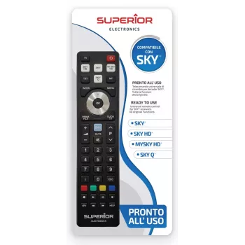 SUPERIOR ELECTRONICS Zdalny pilot zamienny SUPTRB027 dla Sky - Czarny