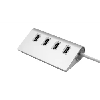 EXSYS EX-1134-2 Hub USB 3.2 Gen 1 4-portowy z kablem USB-C i adapterem USB-A