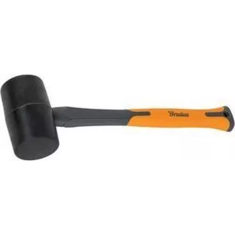 Młotek gumowy Bradas 450 g antracytowy/pomarańczowy 340 mm rękojeść z włókna szklanego antypoślizgowa okładzina TPR DIY-HF6045