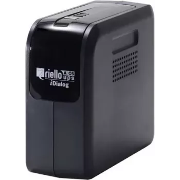 Riello UPS iDialog IDG 600 - 600 VA zasilacz awaryjny Line-Interactive, 4 gniazda Schuko, USB, Tower, czarny
