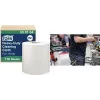 TORK W1 Premium Wielofunkcyjna Rolka Ściereczek Czyszczących, 1-warstwowa, Biała, 270 m, Ekstra Wytrzymała, Włóknina, 710 Listków, 1 Rolka (530104)