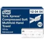 TORK Xpress Multifold Ręcznik Papierowy, 212 x 320 mm, System W-fold H2, Advanced, Tissue, Tłoczony, Biały - 1 Paczka (600454)
