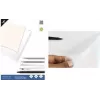 KANGARO Blok papieru transparentnego A4, 24 arkusze 80 g/m² + 1 arkusz papieru milimetrowego, klejony K-770300