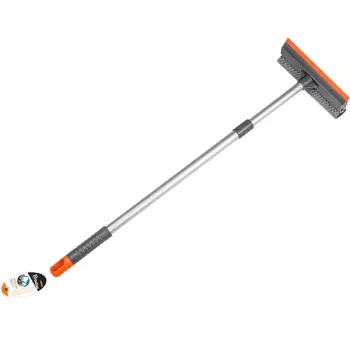 Bradas ES2110 Teleskopowa myjka do szyb samochodowych z gąbką i gumową wycieraczką, 600-950 mm, szerokość gąbki 200 mm