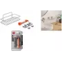 Metaltex Reflex Luxy Półka ścienna Vacuum-Fix srebrna 1-poziomowa 403329000