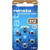 Renata ZA312 Bateria cynkowo-powietrzna do aparatów słuchowych PR41 165 mAh 1,4 V 6-pak ZA312.DP6 0HG