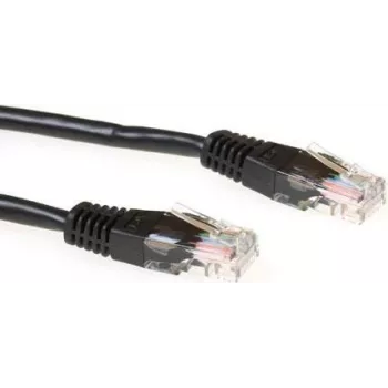ACT IB9901 kabel sieciowy Cat6 U/UTP, 1m, czarny