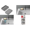 Metaltex Gravity-Soap Mydelniczka, szary, PEVA/EVA, obustronna, 1 sztuka 297019000