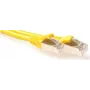 Żółty kabel krosowy ACT 10m S/FTP CAT6A Snagless RJ45 FB6810