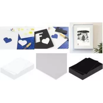 Kangaro Foam Board DIN A4 3 mm biały dwustronny papier matowy polistyren 1 sztuka K-0073-004