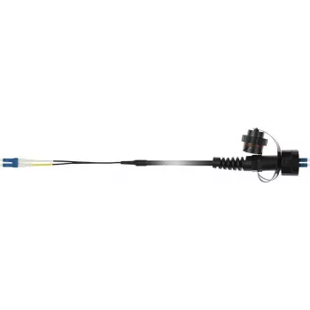 ACT 10m jednomodowy OS2 duplexowy kabel światłowodowy LC do IP67 LC 9/125µm Żółty RL7310