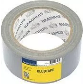 Taśma tkana RAADHUIS, 50 mm x 50 m, srebrna taśma naprawcza, do rwania ręcznego – 1 rolka (RD-351312)