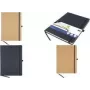 KANGARO K-552161 A4 Notes w linie Kraft, 96 kartek, twarda oprawa PU, papier chamois