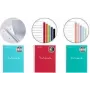 MIQUELRIUS Collegeblock Zeszyt EMOTIONS, DIN A4, Turkusowy w Kratkę, 120 Kartek, Papier Biały 90 g/m², Oprawa Spirali, 4 Dziurki, Mikroperforacja, 1 Sztuka (MR46073)