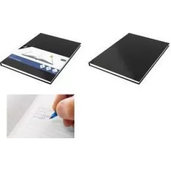 KANGARO K-5520 Notes A4, 80 kartek, w linie, czarna twarda oprawa, 80 gsm