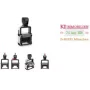 Trodat Professional 4.0 5430 Samotuszujący Datownik z Voucherem na Własną Płytkę Tekstową, 3 Linie, 49x28 mm, Czarny 121362