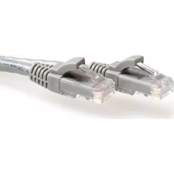 ACT IB3052 kabel krosowy CAT6A U/UTP Snagless, 0,25 m, szary