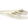 ACT Ivory 0,25m U/UTP CAT6A Snagless kabel patch RJ45 IB3252