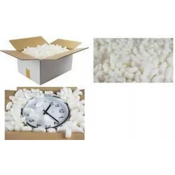 RAADHUIS Eco Flo Chips biodegradowalne wypełniacze do pakowania, 42 l, skrobia kukurydziana, białe RD-352064