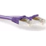 ACT FB2305 5m Cat6a S/FTP LSZH kabel sieciowy patch, fioletowy