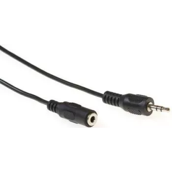 Kabel audio ACT AK2031 5 m 3,5mm męski-męski czarny