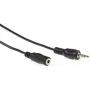 Kabel audio ACT AK2031 5 m 3,5mm męski-męski czarny