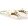ACT Ivory 3m S/FTP CAT6A komutacinis kabelis bez zaczepów (FB6003)