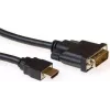 ACT AK3739 kabel konwersyjny HDMI A męski na DVI-D męski Single Link 1 m czarny