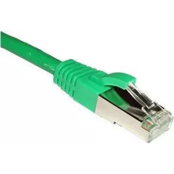 Kabel sieciowy ACT 0,5m Cat6a S/FTP zielony (IB7400)