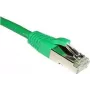 Kabel sieciowy ACT 0,5m Cat6a S/FTP zielony (IB7400)