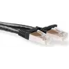 ACT FB7910 Czarny 10m LSZH S/FTP CAT6A Patch Cable