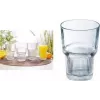 Esmeyer Arcoroc Starline Zestaw Szklanek do Napojów, 460 ml, Szkło Hartowane, Zmywarka, Szklanki do Stosowania, 6 Sztuk 384-6736