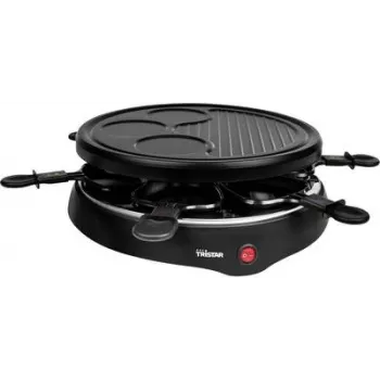 Tristar RA-2998 Grill raclette z 6 patelniami nieprzywierającymi, 800 W, czarny