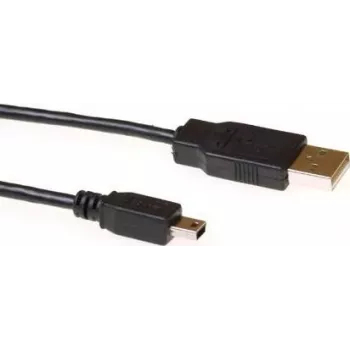 Kabel USB 2.0 ACT SB2413 3 m USB-A męski do Mini-USB B męski Czarny
