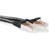 Kabel krosowy ACT 15m CAT6a S/FTP Snagless, czarny FB6915