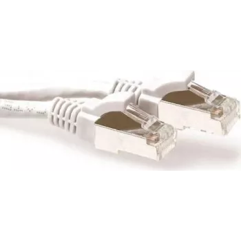 ACT 25m LSZH S/FTP CAT6a kabel krosowy z zatrzaskiem, biały FB7325