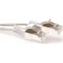 ACT 25m LSZH S/FTP CAT6a kabel krosowy z zatrzaskiem, biały FB7325