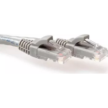 ACT Szary kabel krosowy U/UTP CAT6 0,25 m z wtykami RJ45, snagless (IS8052)