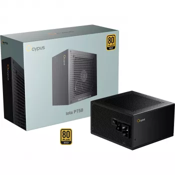 OCYPUS Iota P750 750W 80 PLUS Gold w pełni modularny zasilacz ATX 3.0 - Czarny