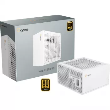 OCYPUS Iota P1200 White 1200W 80 PLUS Gold w pełni modularny zasilacz ATX 3.0