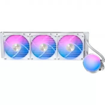 Ocypus Delta L36 ARGB V2 White AIO płynny cooler CPU, chłodnica 360mm, 3x120mm wentylatory ARGB, Intel i AMD