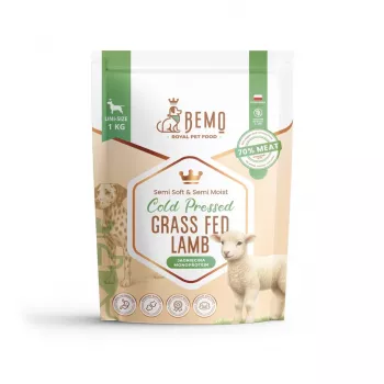BEMO Cold Pressed Grass Fed Lamb Dry Dog Food 1kg