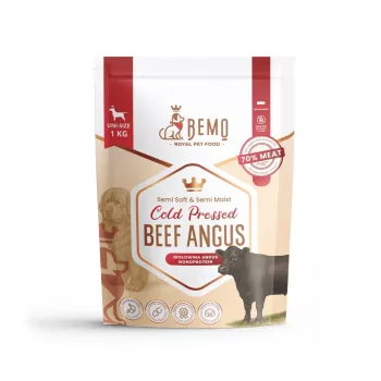 BEMO Cold Pressed Beef Angus Mono sucha karma dla psów - 1kg