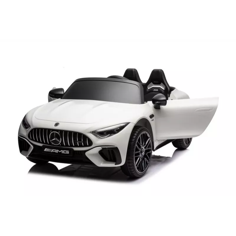 LEAN CARS Mercedes AMG SL63 Akumulatorowy Samochodzik dla Dzieci Biały